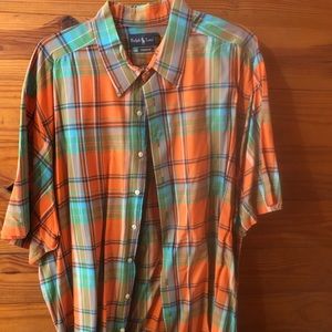 Men’s Ralph Lauren polo short sleeve button up .